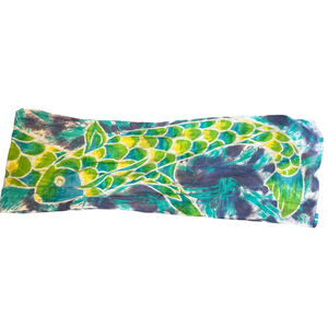 Ginnie Johansen Vintage Tropical Fish Scarf